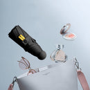 TDR--Opvouwbare Paraplu -Windproof-Zonbescherming Anti-Uv UPF50 + met gratis Reisetui-zwart