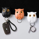 Nachtuil Sleutelhangerhouder Wit - Interactief Design 6x5 cm