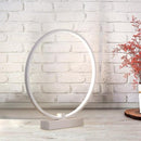 LED Tafellamp - Cirkel - 30cm diameter - Wit