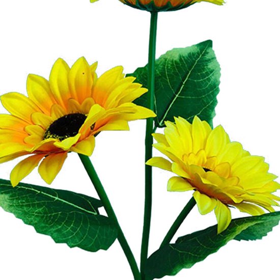 Solarlamp Zonnebloemen - LED met dag/nacht sensor