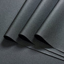 Statische lijmvrije matglasfolie zwart mat 90x200cm