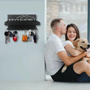 TDR-sleutelrek met plank sleutelbord-Sleutel organizer-zwart