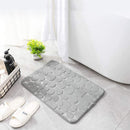 hoogwaardige badkamermat - Luxe Comfort en Veiligheid in één-Uitzonderlijke Waterabsorptie- 50*80cm- lichtgrijs