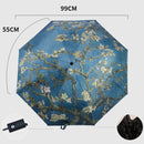 Opvouwbaar paraplu - Zonbescherming Anti-Uv UPF50 + -Windproof- Stevig paraplu - Automatisch -Van Gogh