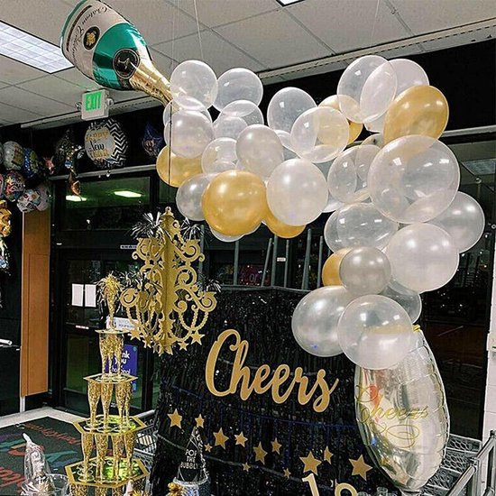 32-delige champagne ballonnenset voor feestdecoratie
