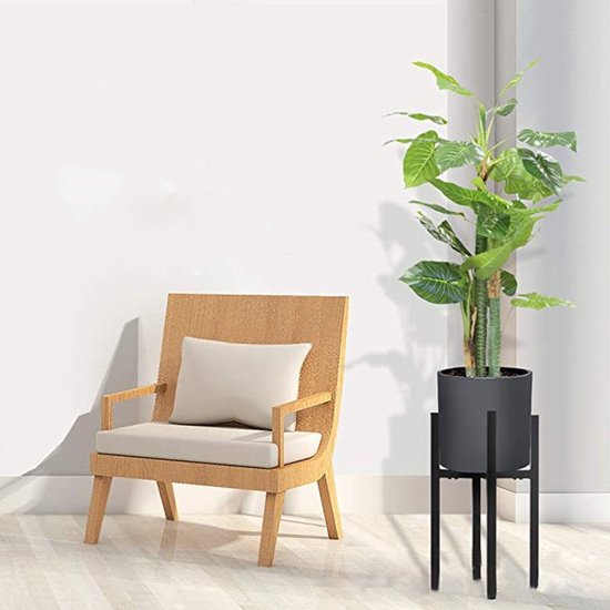 Verstelbaar Plantenrek 24-36 cm - Duurzaam Zwart