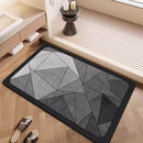 Antislip badmat 49.5×78.5 cm – waterabsorberend, donkergrijs