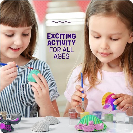 Shell Schelpen Schilderset & Knutselset - Painting kit voor kinderen 4-12 jaar