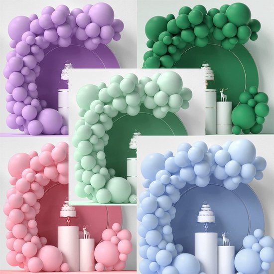 86-delige Macaron Ballonnenset - Ballonnenboog Decoratie