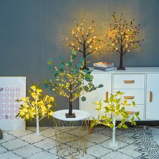 Kunstmatige Gouden Fruitboom Lamp - LED Kerstdecoratie