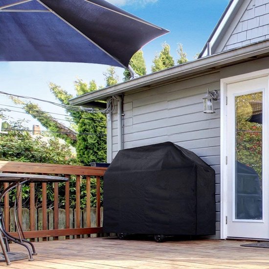 Premium Barbecue Grill Hoes-Bescherming en Duurzaamheid voor uw Gas-/Elektrische Barbecue - Waterdicht, UV-Bestendig, en Gemakkelijk Bevestigbaar-zwart170x61x117cm