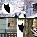 Unikorf 2-delige katten decoratie 22x18 & 22x12 zwart