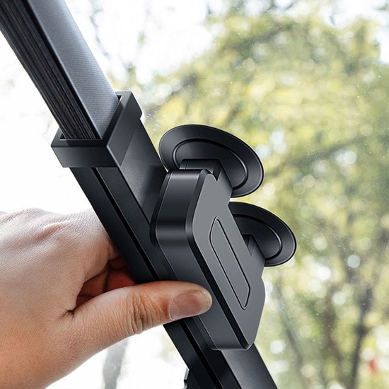 Automatische Intrekbare Zonnekap Auto – 70 cm – Warmte Isolatie Zonnescherm Voorruit – 6 Zuignappen – Universeel – Met Opbergdoos