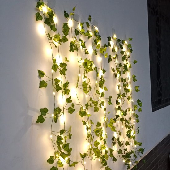 Esdoornblad Lichtslinger Zonne-energie 10m 100 Lichtjes
