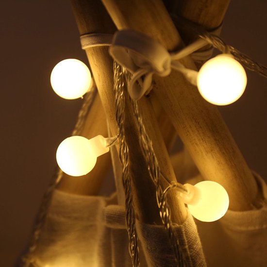 Xtraworks- Sfeervolle Decoratieve Lamp voor Buiten en binnen- 10m met 80 Lampjes - Energiezuinig en Warm Licht voor het Hele Jaar