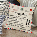 Sierkussensloop 45x45 cm – To my mom Moederdagcadeau