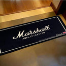 TDR - Lange strip vloerkleed gitaar thema - Anti-slip vloerkleed -zwart 40 * 120cm