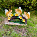 Zonnebalkonornamenten gesimuleerde dierenknutsels 3 eekhoorns