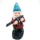 3delige Set Gedetailleerde Militaire Gevechtstuinkabouters in Diverse Poses - Decoratief Beeldje