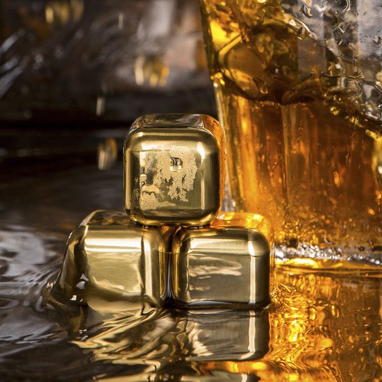 TDR Luxe whiskey set +6 stones +zakje +opbergdoos