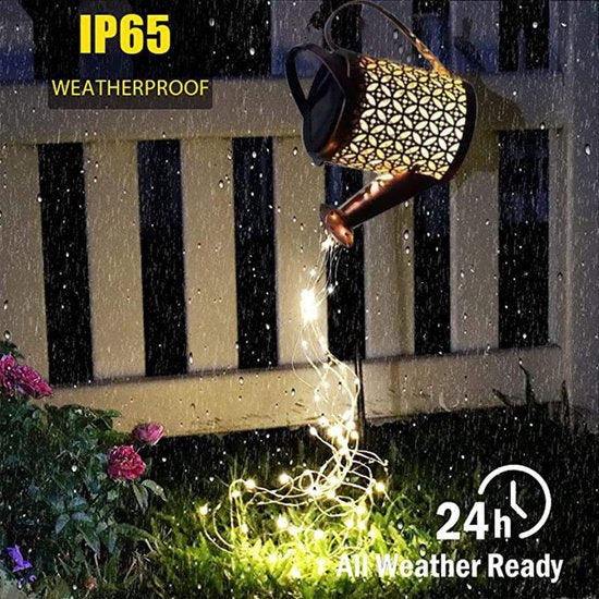 Decoratieve Hanglamp Gieter met Vonkelend Water LED, Zonne-e