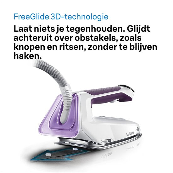 Braun CareStyle 5 IS5247VI - Stoomgenerator - Lichtgewicht Strijkijzer - Groot Waterreservoir - Violet