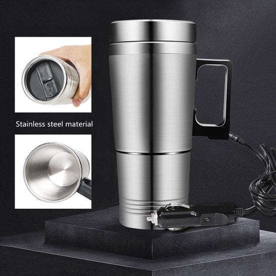 Automobielverwarmingsbeker - Houd je drankje warm tijdens het rijden -Auto Verwarming Cup Fles 12V / 300ML