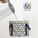 Opvouwbaar waterdichte bad - geschikt voor voetenbad / kleren wassen / etc - 26L extra large