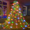 Kleurrijke 400 LED Kerstboomlampjes - 2 Meter Hoog - 16 Takken - IP44-8 Verlichtingsmodi - Sfeervolle Kerstverlichting voor Binnen en Buiten