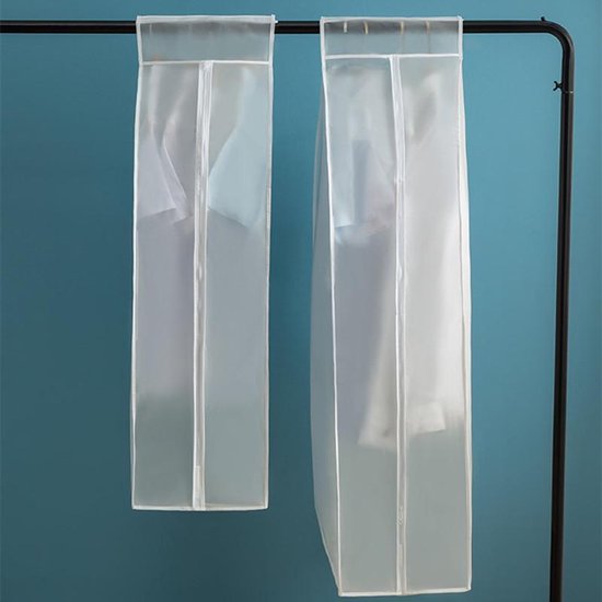 Merkloos 2x Extra Grote Stofkap Opbergtas 60x50x120 CM