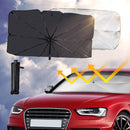 TDR - Zonnescherm / autoparaplu - Binnenkant Voorruit Auto - Opvouwbaar - Hitte en UV bescherming - 122 x 65 cm