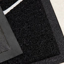 Nordic simple welkom GROOTE vloermat zwart 60*90