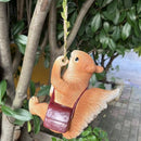 Weerbestendige Klimmende Eekhoorn Hanger met Tas 11x14x17cm