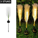 LED zonne-energie rieten lamp - Decoratieve en energiezuinige lamp voor uw tuin, patio of veranda- warm licht