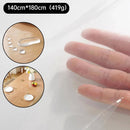 Transparant PVC tafelkleed 180x140 cm - waterafstotend