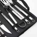 Xtraworks - 25 delige Barbecue Gereedschapset in Roestvrij Staal -Barbecue Accessoires met Draagtas