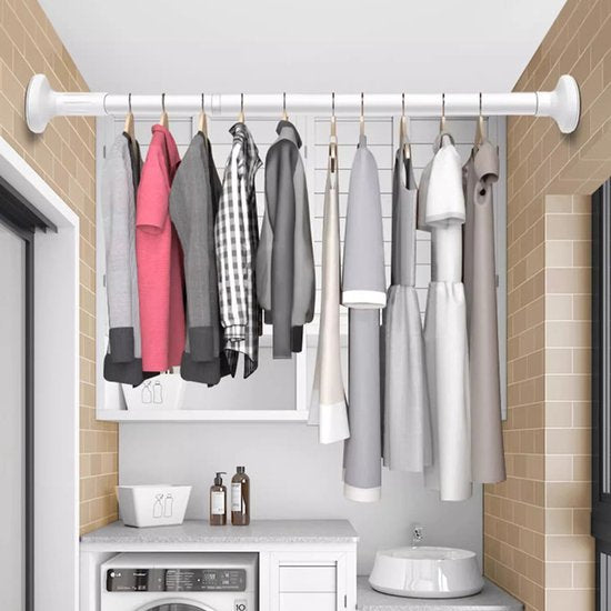 Multifunctionele Uitschuifbare Stang Zonder Boren - Garderob