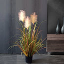 Realistische Pampasgras Kunstplant - Herfstkleuren - 90 cm