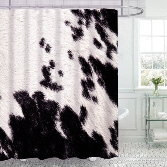 Unikorf Waterdicht Koeienhuid Douchegordijn 180x200CM