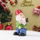 Ondeugende Tuinkabouter met Opgeheven Middelvinger