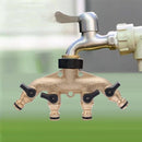 Y-stuk kraansplitter 4-weg waterverdeler voor EU-kranen