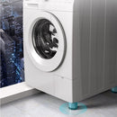 4 Wasmachine Trillingsdempers - Antislipmatjes - Zwart