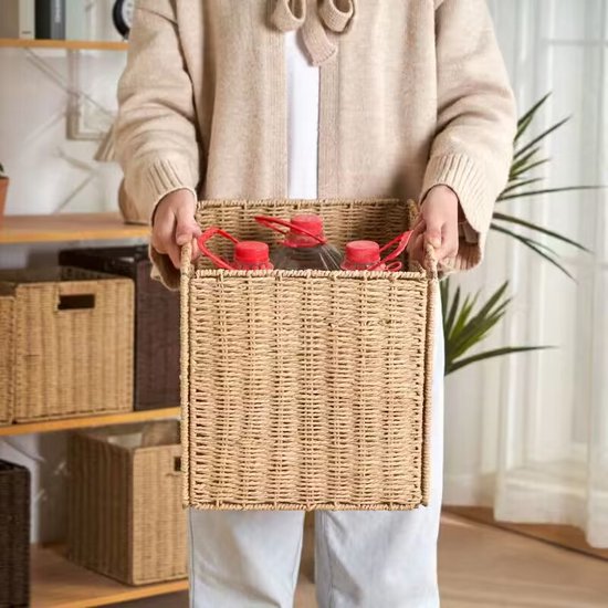 Rotan Opbergdoos - Een Stijlvolle en Praktische Oplossing voor Thuis 25*25*25cm