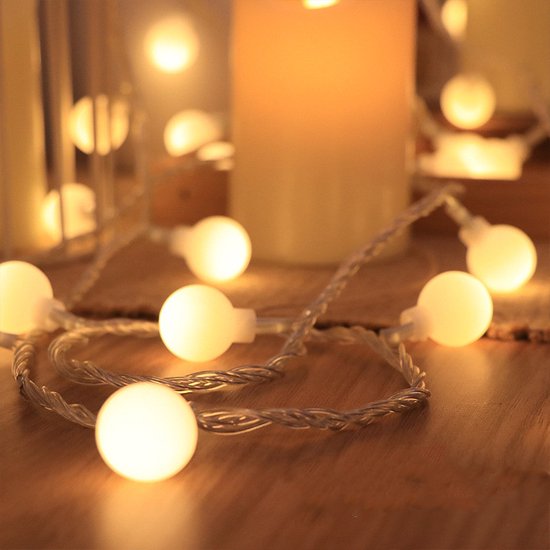 Xtraworks- Sfeervolle Decoratieve Lamp voor Buiten en binnen- 10m met 80 Lampjes - Energiezuinig en Warm Licht voor het Hele Jaar