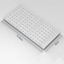 Verstelbaar legplank voor kasten - Uitschuifbaar van 71 tot 92 cm - Draagt tot 20 kg- wit