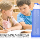 2 Stuks opvouwbare draagbare waterfles met karabijnhaak - du