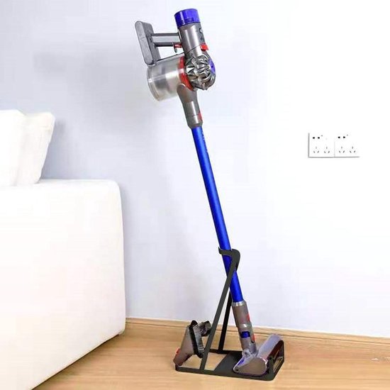 TDR - Geschikt voor Dyson V6/V7/V8/V10 /V11/V12/V15 stofzuiger opbergrek punch-free stofzuigerbeugel stofzuigerhanger - zwart