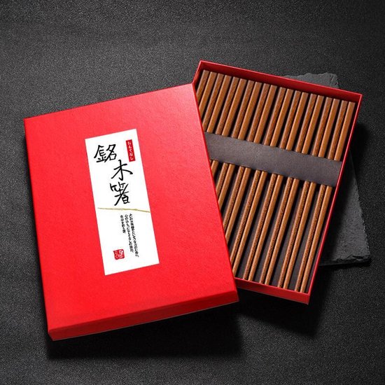Chinese Eetstokjes 10 setjes -Mahonie eetstokjes met geschenkdoos