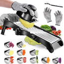 Multifunctionele groentesnijder, roestvrijstalen rasp, groentesnijder + handschoenen + borstel