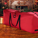 Duurzame Opbergzak - Perfect voor Kerstboom, Kleding en Dekens - Extra Stevig en Waterbestendig - Met Handgrepen voor Gemakkelijk Dragen - 162 x 36 x 74,5 cm - Stijlvol Rood